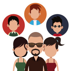people community society together vector illustration eps 10