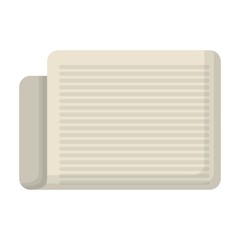 document page icon over white background. vector illustration