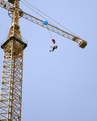 base jump from crane