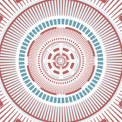 Imaginative round lines background