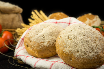 Mischbrötchen mit Dekoration