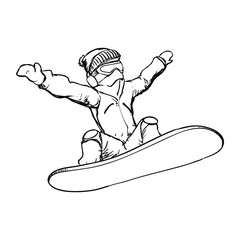 Snowboard sport equipment icon vector illustration graphic design