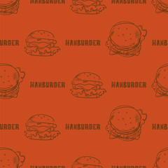 pattern hamburger graphic design illustrate objects background