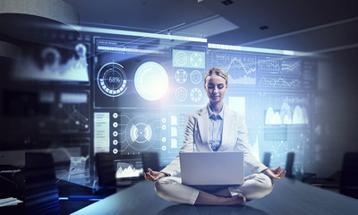 Trying to focus on positivity. Mixed media . Mixed media