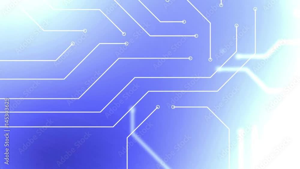 Poster modern abstract technology background with electronics circuit building up