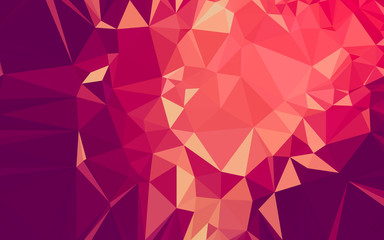 Obraz premium Abstract low poly background, geometry triangle