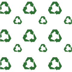 Obraz premium Recycle reuse and reduce icon vector illustration graphic design