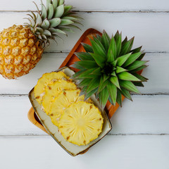 Healthy pineapple.