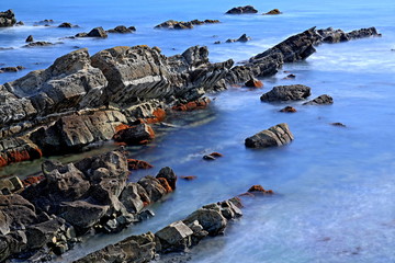 平磯海岸の白亜紀層