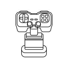 Cup Pixelated videogame icon vector illustration graphic design icon vector illustration graphic design