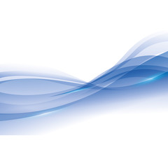 Naklejka premium Blue waves background icon vector illustration graphic