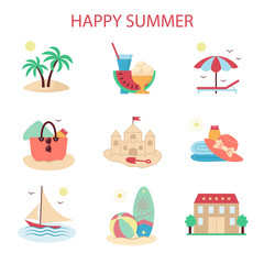 Icons of rest and the sea.