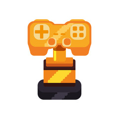 Cup Pixelated videogame vector illustration graphic icon design