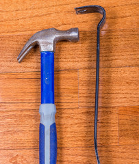 Hardwood floor installation