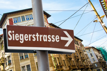 Schild 223 - Siegerstrasse