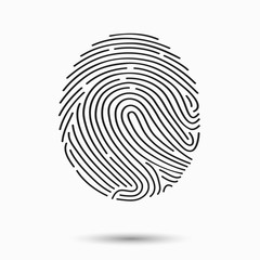 Fingerprint Scan Icon