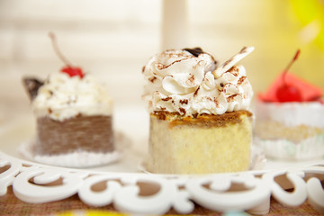 mini tiramisu cake for birthday party