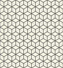 3d Seamless Cube Pattern. Abstract Decorative Wrapping Background