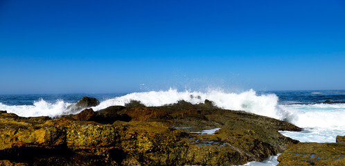 beach splash pano