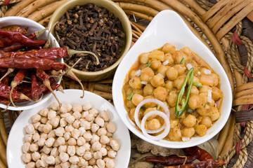 Chana Masala or Spicy Chickpeas
