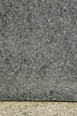 Gray granite wall