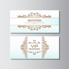 invitation background flyer style Design Template