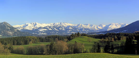Alpen - Allgäu - Frühling - Panorama - Oberstdorf - Sonthofen - Berge