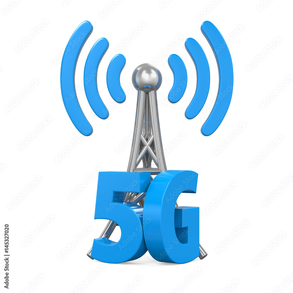 Poster 5G Network Sign Isolated