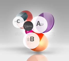 Circle banner template