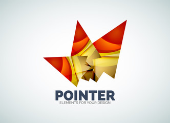 Obraz premium Vector icon, arrow mouse pointer or directional symbol