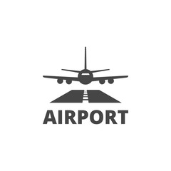 Airport icon vector - Illustration