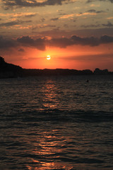 bulgarian sea sunset