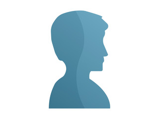 Man User Icon Person Profile With Chat Bubble Administrator Avatar