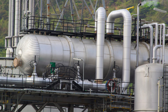 petrochemical industrial plant