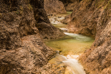 Almbachklamm in the Bavarian Alps