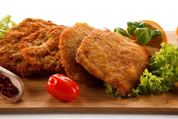 Fried pork chops