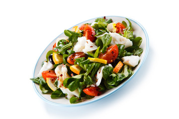 Salad with grilled fish 