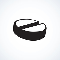 Capsules. Vector drawing