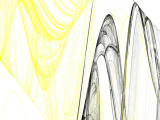 Abstract grunge dirty yellow background on white backdrop