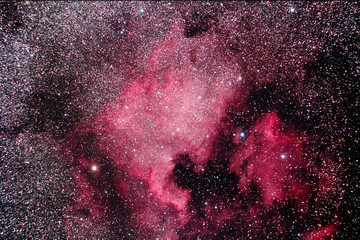 北アメリカ星雲とペリカン星雲