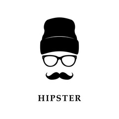 Hipster face.