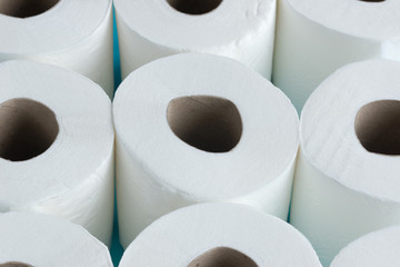 Photo of toilet paper rolls.