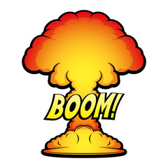 Nuclear explosion.