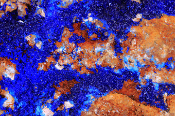 azurite mineral texture