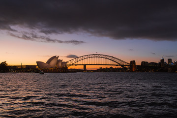Obraz premium Sunset at Sydney