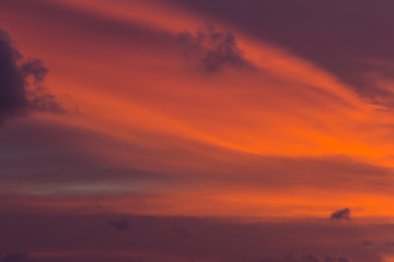 colorful tropical sunset 