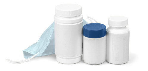 Medication isolated on white