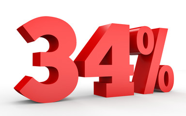 Thirty four percent off. Discount 34 %.