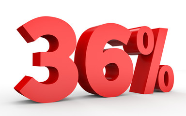 Thirty six percent off. Discount 36 %.