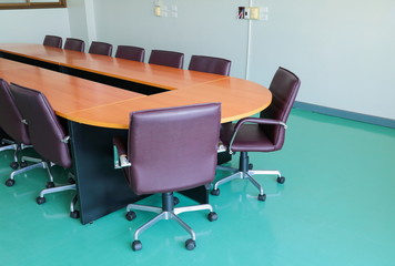 meeting room conference seminar contemporary stationary. business concept select focus with shallow depth of field